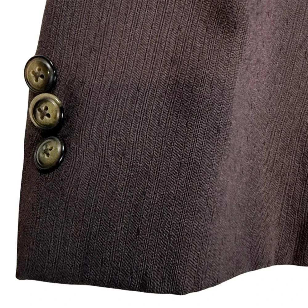 Duca Di Mantova Mens‎ Blazer Sport Coat Brown Taupe Textured Made in Italy 42R